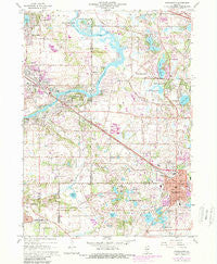Barrington Illinois Historical topographic map, 1:24000 scale, 7.5 X 7.5 Minute, Year 1960
