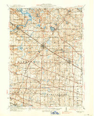 Barrington Illinois Historical topographic map, 1:62500 scale, 15 X 15 Minute, Year 1923