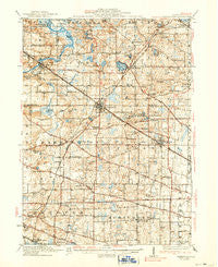 Barrington Illinois Historical topographic map, 1:62500 scale, 15 X 15 Minute, Year 1923