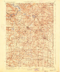 Barrington Illinois Historical topographic map, 1:62500 scale, 15 X 15 Minute, Year 1923