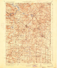 Barrington Illinois Historical topographic map, 1:62500 scale, 15 X 15 Minute, Year 1923