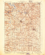 Barrington Illinois Historical topographic map, 1:62500 scale, 15 X 15 Minute, Year 1923