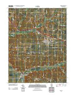 Barry Illinois Historical topographic map, 1:24000 scale, 7.5 X 7.5 Minute, Year 2012