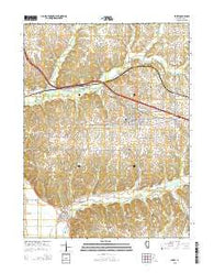 Barry Illinois Current topographic map, 1:24000 scale, 7.5 X 7.5 Minute, Year 2015