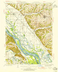 Barry Illinois Historical topographic map, 1:62500 scale, 15 X 15 Minute, Year 1936