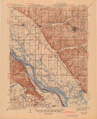 Barry Illinois Historical topographic map, 1:62500 scale, 15 X 15 Minute, Year 1944