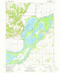 Bath Illinois Historical topographic map, 1:24000 scale, 7.5 X 7.5 Minute, Year 1981