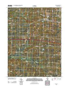 Baylis Illinois Historical topographic map, 1:24000 scale, 7.5 X 7.5 Minute, Year 2012