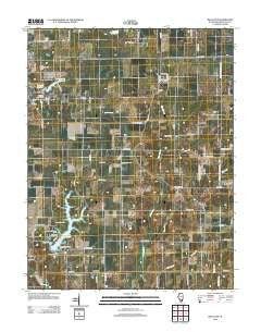 Beaucoup Illinois Historical topographic map, 1:24000 scale, 7.5 X 7.5 Minute, Year 2012