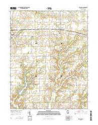 Beaucoup Illinois Current topographic map, 1:24000 scale, 7.5 X 7.5 Minute, Year 2015
