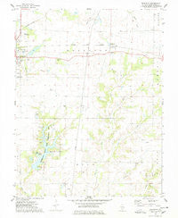 Beaucoup Illinois Historical topographic map, 1:24000 scale, 7.5 X 7.5 Minute, Year 1974