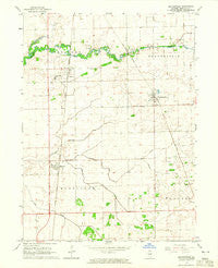 Beaverville Illinois Historical topographic map, 1:24000 scale, 7.5 X 7.5 Minute, Year 1964