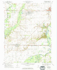 Beckemeyer Illinois Historical topographic map, 1:24000 scale, 7.5 X 7.5 Minute, Year 1969