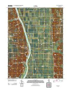 Bedford Illinois Historical topographic map, 1:24000 scale, 7.5 X 7.5 Minute, Year 2012