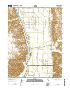 Bedford Illinois Current topographic map, 1:24000 scale, 7.5 X 7.5 Minute, Year 2015
