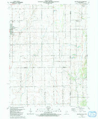 Beecher East Illinois Historical topographic map, 1:24000 scale, 7.5 X 7.5 Minute, Year 1990