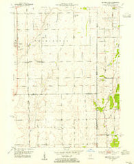 Beecher East Illinois Historical topographic map, 1:24000 scale, 7.5 X 7.5 Minute, Year 1953