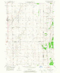 Beecher East Illinois Historical topographic map, 1:24000 scale, 7.5 X 7.5 Minute, Year 1953