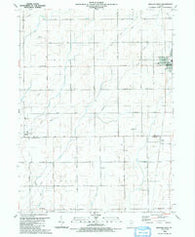 Beecher West Illinois Historical topographic map, 1:24000 scale, 7.5 X 7.5 Minute, Year 1990