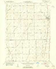 Beecher West Illinois Historical topographic map, 1:24000 scale, 7.5 X 7.5 Minute, Year 1953