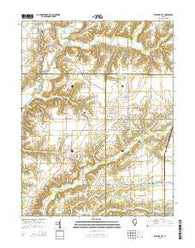 Beecher City Illinois Current topographic map, 1:24000 scale, 7.5 X 7.5 Minute, Year 2015