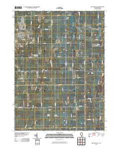 Beecher East Illinois Historical topographic map, 1:24000 scale, 7.5 X 7.5 Minute, Year 2010