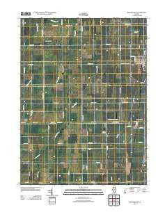 Beecher West Illinois Historical topographic map, 1:24000 scale, 7.5 X 7.5 Minute, Year 2012
