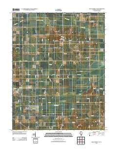 Belle Prairie City Illinois Historical topographic map, 1:24000 scale, 7.5 X 7.5 Minute, Year 2012