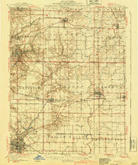 Belleville Illinois Historical topographic map, 1:62500 scale, 15 X 15 Minute, Year 1907