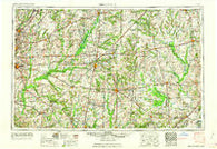 Belleville Illinois Historical topographic map, 1:250000 scale, 1 X 2 Degree, Year 1962