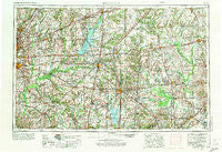 Belleville Illinois Historical topographic map, 1:250000 scale, 1 X 2 Degree, Year 1958