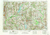 Belleville Illinois Historical topographic map, 1:250000 scale, 1 X 2 Degree, Year 1958