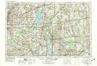Belleville Illinois Historical topographic map, 1:250000 scale, 1 X 2 Degree, Year 1958