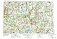 Belleville Illinois Historical topographic map, 1:250000 scale, 1 X 2 Degree, Year 1958