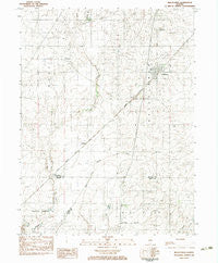 Bellflower Illinois Historical topographic map, 1:24000 scale, 7.5 X 7.5 Minute, Year 1983
