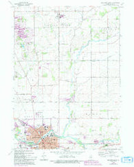 Belvidere North Illinois Historical topographic map, 1:24000 scale, 7.5 X 7.5 Minute, Year 1970