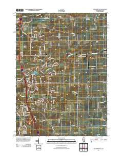 Belvidere NW Illinois Historical topographic map, 1:24000 scale, 7.5 X 7.5 Minute, Year 2012