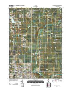 Belvidere North Illinois Historical topographic map, 1:24000 scale, 7.5 X 7.5 Minute, Year 2012