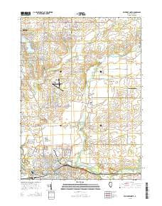 Belvidere North Illinois Current topographic map, 1:24000 scale, 7.5 X 7.5 Minute, Year 2015