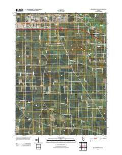 Belvidere South Illinois Historical topographic map, 1:24000 scale, 7.5 X 7.5 Minute, Year 2012