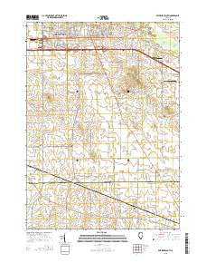 Belvidere South Illinois Current topographic map, 1:24000 scale, 7.5 X 7.5 Minute, Year 2015