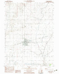Bement Illinois Historical topographic map, 1:24000 scale, 7.5 X 7.5 Minute, Year 1983
