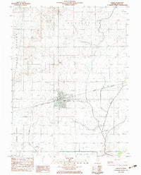 Bement Illinois Historical topographic map, 1:24000 scale, 7.5 X 7.5 Minute, Year 1983