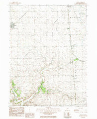 Benson Illinois Historical topographic map, 1:24000 scale, 7.5 X 7.5 Minute, Year 1983