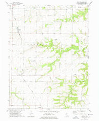 Bentley Illinois Historical topographic map, 1:24000 scale, 7.5 X 7.5 Minute, Year 1974