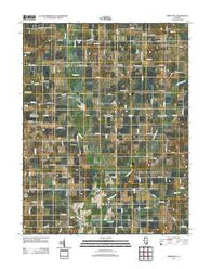 Berryville Illinois Historical topographic map, 1:24000 scale, 7.5 X 7.5 Minute, Year 2012