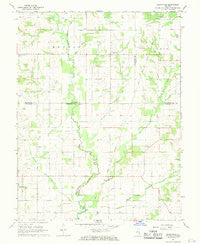 Berryville Illinois Historical topographic map, 1:24000 scale, 7.5 X 7.5 Minute, Year 1968
