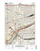Berwyn Illinois Current topographic map, 1:24000 scale, 7.5 X 7.5 Minute, Year 2015
