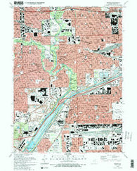 Berwyn Illinois Historical topographic map, 1:24000 scale, 7.5 X 7.5 Minute, Year 1993