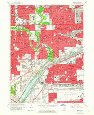 Berwyn Illinois Historical topographic map, 1:24000 scale, 7.5 X 7.5 Minute, Year 1963